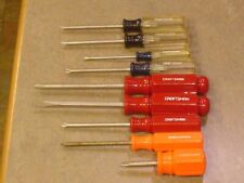 Conjunto de 9 chaves de fenda Craftsman vermelho laranja torx, usado comprar usado  Enviando para Brazil