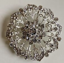 Diamante brooch large for sale  SWANSEA