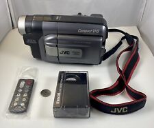 Estuche para videocámara JVC VHS-C GR-AXM310U, batería, control remoto y cinta probados segunda mano  Embacar hacia Argentina