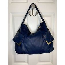 Bolsa de ombro de couro azul Michael Kors Beverly comprar usado  Enviando para Brazil