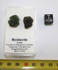 Moldavites boite tectite d'occasion  France