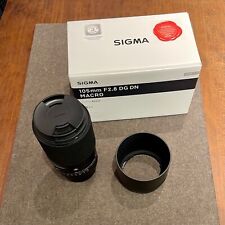 Sigma 105mm f2, 8 DG DN Macro para Sony E-mount con garantía segunda mano  Embacar hacia Spain