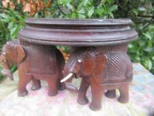 Small wooden elephant for sale  TIVERTON