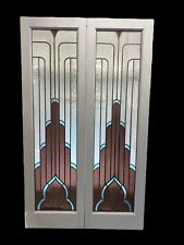 Art deco stained for sale  NEW MILTON