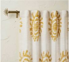 Painel cortina de filtragem de luz jacquard dourado Opalhouse - Creme/dourado - 95" A x 50 comprar usado  Enviando para Brazil