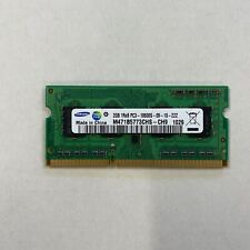 Memoria Samsung 2 GB DDR3 RAM PC3-10600S 1333 MHz SODIMM sin ECC M471B5773 CHS-CH9, usado segunda mano  Embacar hacia Argentina