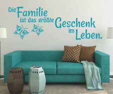 Wandtattoo spruch familie gebraucht kaufen  Wilster