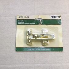 Gate House Security Door Guard Lock Brass Finish 0308724 for sale  Shipping to South Africa