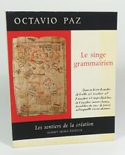 Paz octavio singe d'occasion  Tinténiac