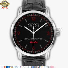Audi Quattro Logo AU10 Relógio de quartzo analógico de aço inoxidável relógio de pulso masculino comprar usado  Enviando para Brazil