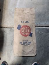 Saco de milho vintage Ames Seed Farms Pop comprar usado  Enviando para Brazil