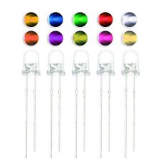 3 mm LED diodo Superhell redondo ultrabrillante 30° azul rojo verde amarillo naranja blanco UV segunda mano  Embacar hacia Argentina