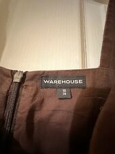 Linen brown dress for sale  ROYSTON