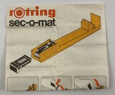 Rotring sec mat for sale  Milton