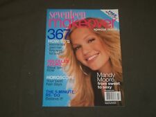 2001 SEVENTEEN MAKEOVER MAGAZINE - CAPA MANDY MOORE - B 1691, usado comprar usado  Enviando para Brazil