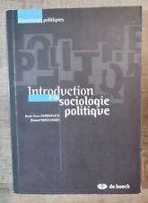 Introduction sociologie politi d'occasion  Marchiennes