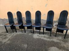 sedia pelle modernariato usato  Roma