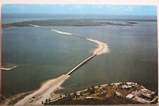 Cartão postal antigo Florida FL Fort Myers Sanibel Captiva Islands ponte do Golfo do México comprar usado  Enviando para Brazil