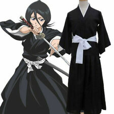 Usado, Conjunto completo de fantasia cosplay anime Bleach Kuchiki Rukia terno roupas de Halloween presentes comprar usado  Enviando para Brazil