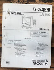 Manual de serviço de TV Sony KV-32XBR76 *Original* comprar usado  Enviando para Brazil