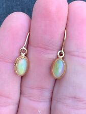 9ct gold silver gilt opal earrings for sale  Shipping to South Africa