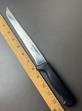 Cuchillo de cocina de carne de acero inoxidable Excalibur 5 de Rogers hoja de talla de 8" Japón segunda mano  Embacar hacia Argentina