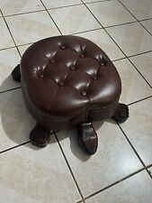 brown faux leather ottoman for sale  Broomall