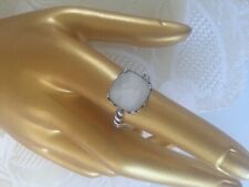  Pandora Silver Mother of Pearl, Twisted Rope Band Ring size K1/2.  for sale  HAMILTON
