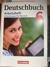 Deutschbuch arbeitsheft klasse gebraucht kaufen  Kirchberg a.d.Jagst