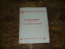 Yanmar yfl 800 for sale  Fairfield