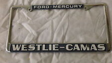 Westlie-Camas Ford-Mercury Concesionario Metal Matrícula Marco Marco en relieve, usado segunda mano  Embacar hacia Argentina