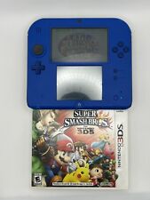 Nintendo 2DS Console Electric Blue Bundle!  + Super Smash Bros.  *Tested*, used for sale  Shipping to South Africa