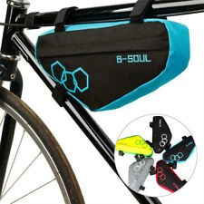 Used, Mountain Bike Triangle Bag Bicycle Frame Front Tube Bags Storage Waterproof UK for sale  UK