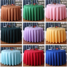 Usado, Toalha de mesa redonda toalha de mesa festa de casamento restaurante banquete decoração tampa de mesa comprar usado  Enviando para Brazil
