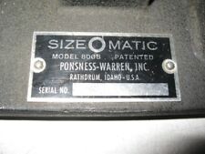 Size matic 800b for sale  Stillwater