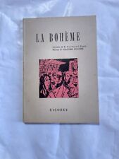 Boheme ricordi 1963 usato  Latina