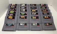 Lote de 25 Juegos de Super Nintendo SNES Auténticos PROBADOS segunda mano  Embacar hacia Argentina