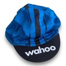 Wahoo Fitness Cycling Cap Bike Hat Never Lose Focus Black and Blue Mesh OSFA for sale  Shipping to South Africa