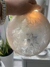 etched glass lamp shade for sale  PINNER