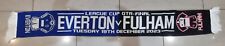 Everton fulham matchday for sale  LIVERPOOL
