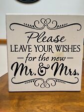 Wedding sign wishes for sale  Indiana