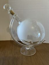 Globe glass decanter for sale  Avon