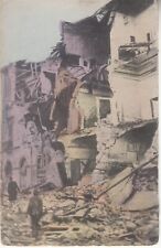 Italian Earthquake. Ruins of the Home in the City of Reggio, Italy. Colored for sale  Shipping to South Africa