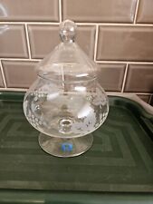 Vintage glass pedestal for sale  WARRINGTON