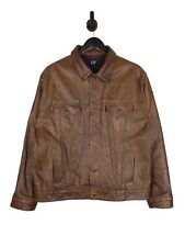 Gap leather jacket for sale  WOLVERHAMPTON