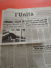 Unita 1980 ucciso usato  Roma