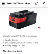 Hilti battery pack for sale  UK
