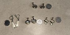 Vintage screw earrings for sale  LONDON