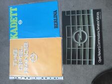 Opel brochures vgc for sale  WEYMOUTH