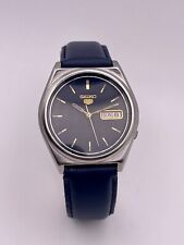 Used, SEIKO 5, AUTOMATIC WATCH, Vintage, Men, Seiko5 7009A DAY DATE, CLEAN DIAL. for sale  Shipping to South Africa